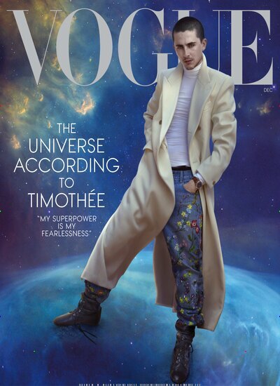 Titelbild der Ausgabe 12/2025 von Vogue USA. Diese Zeitschrift und viele weitere Modemagazine und DIY-Magazine als Abo oder epaper bei United Kiosk online kaufen.
