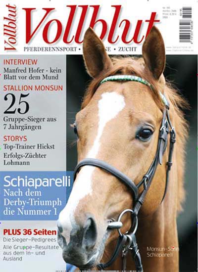 Titelbild der Ausgabe 3/2023 von Vollblut. Diese Zeitschrift und viele weitere Sportmagazine als Abo oder epaper bei United Kiosk online kaufen.