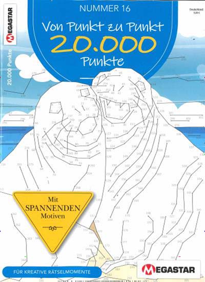 Titelbild der Ausgabe 2/2025 von Von Punkt zu Punkt 20000 Punkte. Diese Zeitschrift und viele weitere Groschenromane und Rätselhefte als Abo oder epaper bei United Kiosk online kaufen.