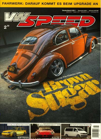 Titelbild der Ausgabe 2/2022 von VW Speed. Diese Zeitschrift und viele weitere Automagazine und Motorradzeitschriften als Abo oder epaper bei United Kiosk online kaufen.