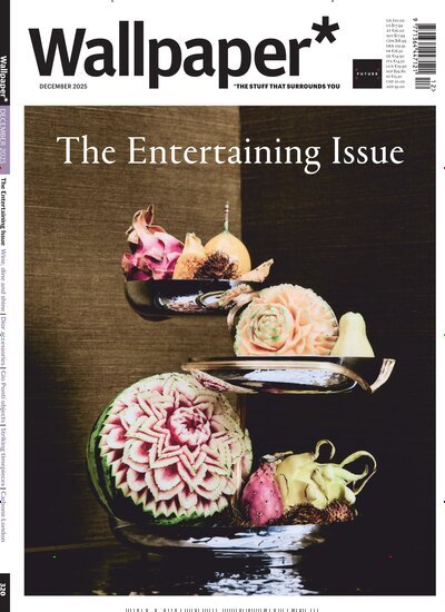 Titelbild der Ausgabe 12/2025 von Wallpaper. Diese Zeitschrift und viele weitere Wirtschaftsmagazine und Politikmagazine als Abo oder epaper bei United Kiosk online kaufen.