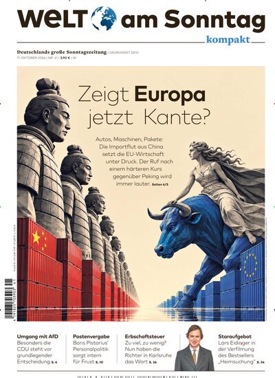 Titelbild der Ausgabe 41/2026 von WamS Welt am Sonntag kompakt. Diese Zeitschrift und viele weitere Zeitungsabos als Abo oder epaper bei United Kiosk online kaufen.