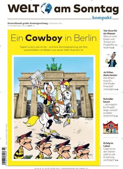 Titelbild der Ausgabe 43/2026 von WamS Welt am Sonntag kompakt. Diese Zeitschrift und viele weitere Zeitungsabos als Abo oder epaper bei United Kiosk online kaufen.