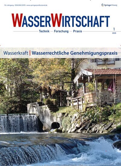 Titelbild der Ausgabe 1/2026 von WasserWirtschaft. Diese Zeitschrift und viele weitere Naturzeitschriften, Landwirtschaftszeitungen und Umweltmagazine als Abo oder epaper bei United Kiosk online kaufen.