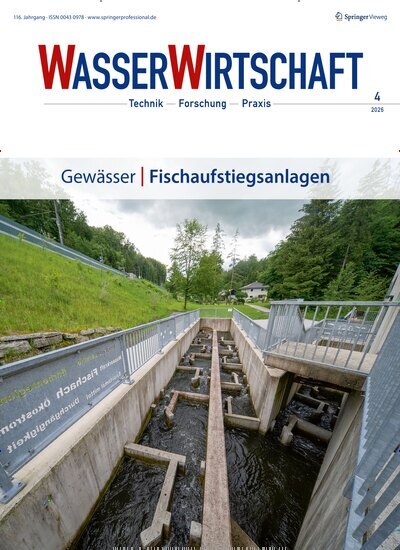 Titelbild der Ausgabe 4/2026 von WasserWirtschaft. Diese Zeitschrift und viele weitere Naturzeitschriften, Landwirtschaftszeitungen und Umweltmagazine als Abo oder epaper bei United Kiosk online kaufen.