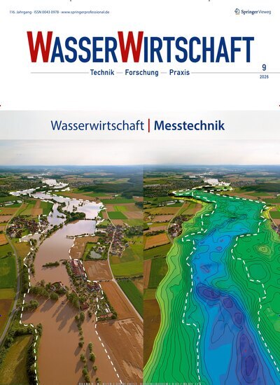 Titelbild der Ausgabe 9/2026 von WasserWirtschaft. Diese Zeitschrift und viele weitere Naturzeitschriften, Landwirtschaftszeitungen und Umweltmagazine als Abo oder epaper bei United Kiosk online kaufen.