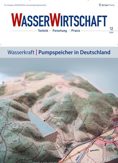 Titelbild der Ausgabe 12/2025 von WasserWirtschaft. Diese Zeitschrift und viele weitere Naturzeitschriften, Landwirtschaftszeitungen und Umweltmagazine als Abo oder epaper bei United Kiosk online kaufen.