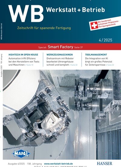 Titelbild der Ausgabe 4/2025 von WB Werkstatt + Betrieb. Diese Zeitschrift und viele weitere Industriemagazine und Handwerkmagazine als Abo oder epaper bei United Kiosk online kaufen.