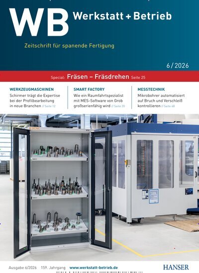 Titelbild der Ausgabe 6/2026 von WB Werkstatt + Betrieb. Diese Zeitschrift und viele weitere Industriemagazine und Handwerkmagazine als Abo oder epaper bei United Kiosk online kaufen.