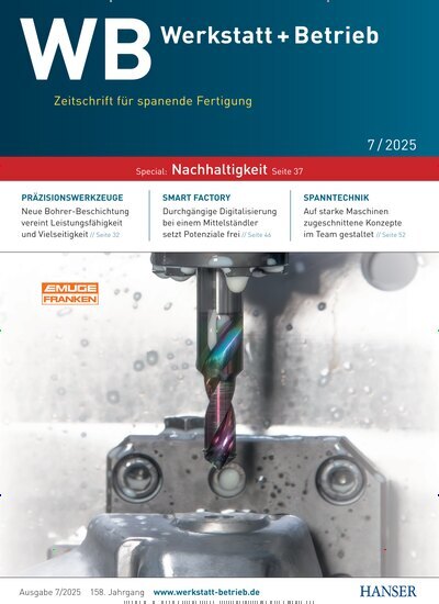 Titelbild der Ausgabe 7/2025 von WB Werkstatt + Betrieb. Diese Zeitschrift und viele weitere Industriemagazine und Handwerkmagazine als Abo oder epaper bei United Kiosk online kaufen.
