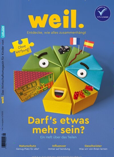 Titelbild der Ausgabe 5/2025 von weil.. Diese Zeitschrift und viele weitere Jugendzeitschriften und Kinderzeitschriften als Abo oder epaper bei United Kiosk online kaufen.