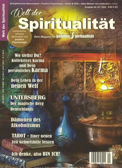 Titelbild der Ausgabe 4/2020 von Welt der Spiritualität. Diese Zeitschrift und viele weitere Reisemagazine, Freizeitmagazine und Wissensmagazine als Abo oder epaper bei United Kiosk online kaufen.