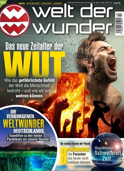 Titelbild der Ausgabe 10/2025 von Welt der Wunder. Diese Zeitschrift und viele weitere Reisemagazine, Freizeitmagazine und Wissensmagazine als Abo oder epaper bei United Kiosk online kaufen.