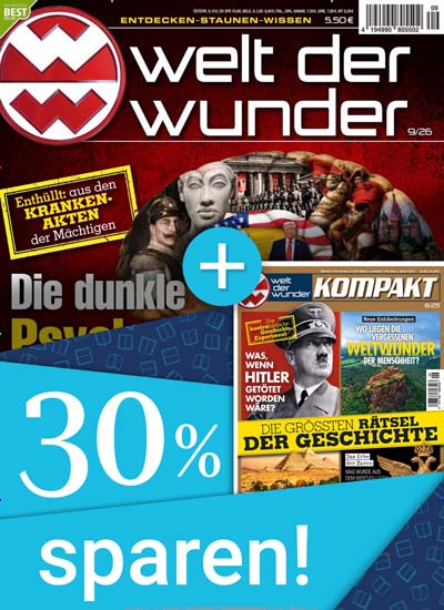Titelbild der Ausgabe 9/2026 von Welt der Wunder Zeitschriften Bundle. Diese Zeitschrift und viele weitere Reisemagazine, Freizeitmagazine und Wissensmagazine als Abo oder epaper bei United Kiosk online kaufen.