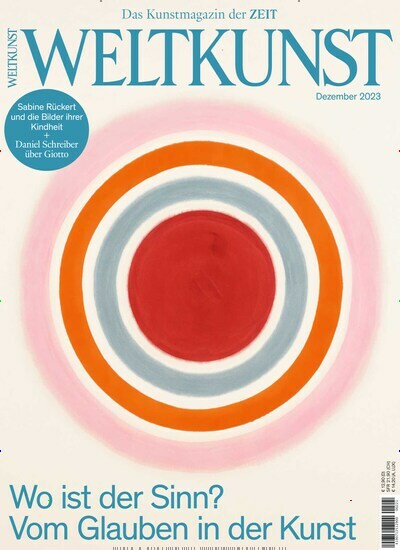 Titelbild der Ausgabe 221/2023 von Weltkunst. Diese Zeitschrift und viele weitere Reisemagazine, Freizeitmagazine und Wissensmagazine als Abo oder epaper bei United Kiosk online kaufen.