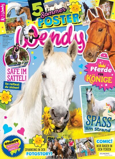 Titelbild der Ausgabe 11/2026 von Wendy. Diese Zeitschrift und viele weitere Jugendzeitschriften und Kinderzeitschriften als Abo oder epaper bei United Kiosk online kaufen.