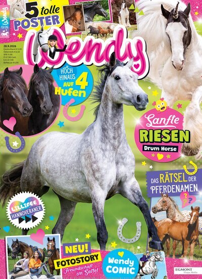 Titelbild der Ausgabe 13/2026 von Wendy. Diese Zeitschrift und viele weitere Jugendzeitschriften und Kinderzeitschriften als Abo oder epaper bei United Kiosk online kaufen.