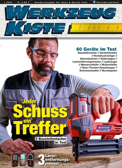 Titelbild der Ausgabe 1/2024 von Werkzeugkiste. Diese Zeitschrift und viele weitere Wirtschaftsmagazine und Politikmagazine als Abo oder epaper bei United Kiosk online kaufen.