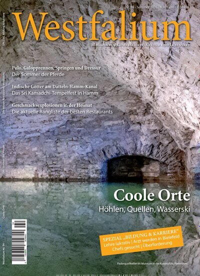 Titelbild der Ausgabe 2/2025 von Westfalium. Diese Zeitschrift und viele weitere Lifestylemagazine und Peoplemagazine als Abo oder epaper bei United Kiosk online kaufen.