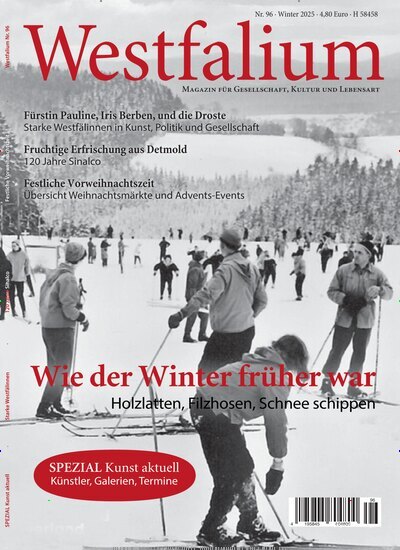 Titelbild der Ausgabe 4/2025 von Westfalium. Diese Zeitschrift und viele weitere Lifestylemagazine und Peoplemagazine als Abo oder epaper bei United Kiosk online kaufen.