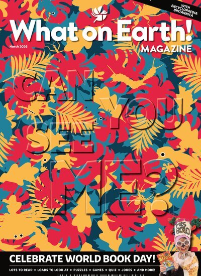 Titelbild der Ausgabe 3/2026 von What on Earth! Magazine. Diese Zeitschrift und viele weitere Jugendzeitschriften und Kinderzeitschriften als Abo oder epaper bei United Kiosk online kaufen.