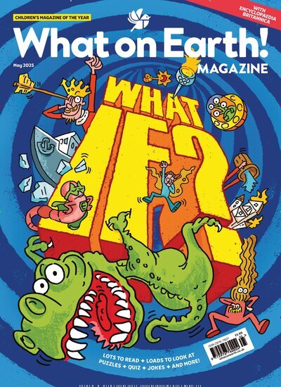 Titelbild der Ausgabe 5/2025 von What on Earth! Magazine. Diese Zeitschrift und viele weitere Jugendzeitschriften und Kinderzeitschriften als Abo oder epaper bei United Kiosk online kaufen.