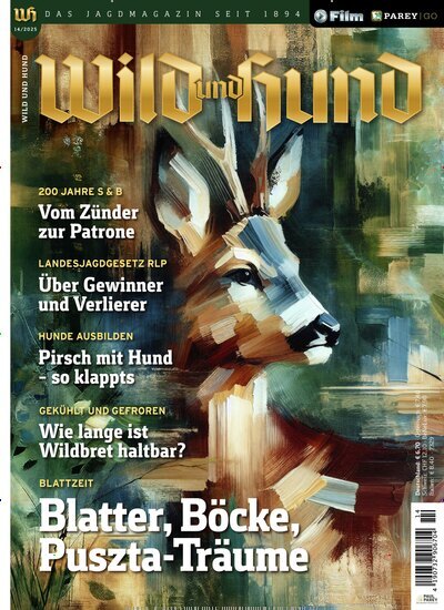 Titelbild der Ausgabe 14/2025 von Wild und Hund. Diese Zeitschrift und viele weitere Sportmagazine als Abo oder epaper bei United Kiosk online kaufen.