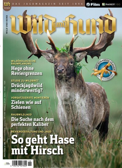 Titelbild der Ausgabe 19/2025 von Wild und Hund. Diese Zeitschrift und viele weitere Sportmagazine als Abo oder epaper bei United Kiosk online kaufen.