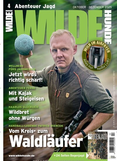 Titelbild der Ausgabe 4/2025 von Wilde Hunde. Diese Zeitschrift und viele weitere Sportmagazine als Abo oder epaper bei United Kiosk online kaufen.
