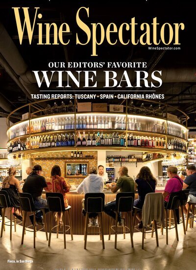 Titelbild der Ausgabe 10/2025 von Wine Spectator. Diese Zeitschrift und viele weitere Gartenzeitschriften und Wohnzeitschriften als Abo oder epaper bei United Kiosk online kaufen.