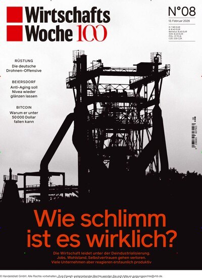 Titelbild der Ausgabe 8/2026 von WirtschaftsWoche. Diese Zeitschrift und viele weitere Wirtschaftsmagazine und Politikmagazine als Abo oder epaper bei United Kiosk online kaufen.
