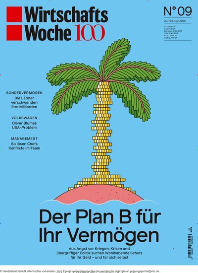 Titelbild der Ausgabe 9/2026 von WirtschaftsWoche. Diese Zeitschrift und viele weitere Wirtschaftsmagazine und Politikmagazine als Abo oder epaper bei United Kiosk online kaufen.