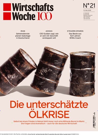 Titelbild der Ausgabe 21/2026 von WirtschaftsWoche. Diese Zeitschrift und viele weitere Wirtschaftsmagazine und Politikmagazine als Abo oder epaper bei United Kiosk online kaufen.