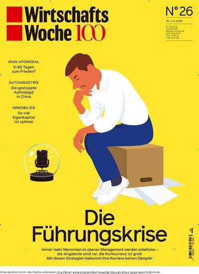 Titelbild der Ausgabe 26/2026 von WirtschaftsWoche. Diese Zeitschrift und viele weitere Wirtschaftsmagazine und Politikmagazine als Abo oder epaper bei United Kiosk online kaufen.