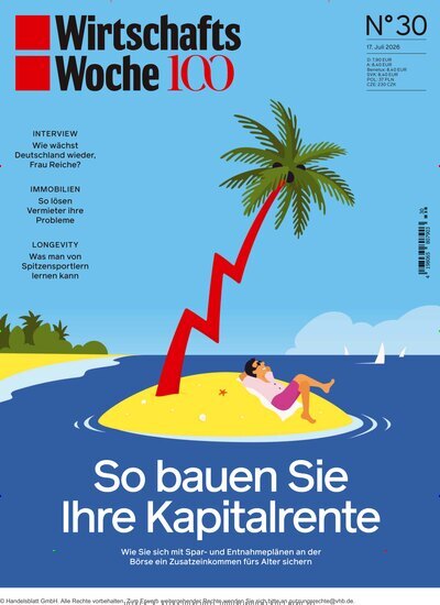 Titelbild der Ausgabe 30/2026 von WirtschaftsWoche. Diese Zeitschrift und viele weitere Wirtschaftsmagazine und Politikmagazine als Abo oder epaper bei United Kiosk online kaufen.