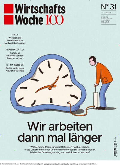 Titelbild der Ausgabe 31/2026 von WirtschaftsWoche. Diese Zeitschrift und viele weitere Wirtschaftsmagazine und Politikmagazine als Abo oder epaper bei United Kiosk online kaufen.