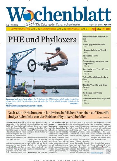 Titelbild der Ausgabe 458/2025 von Wochenblatt. Diese Zeitschrift und viele weitere Wirtschaftsmagazine und Politikmagazine als Abo oder epaper bei United Kiosk online kaufen.