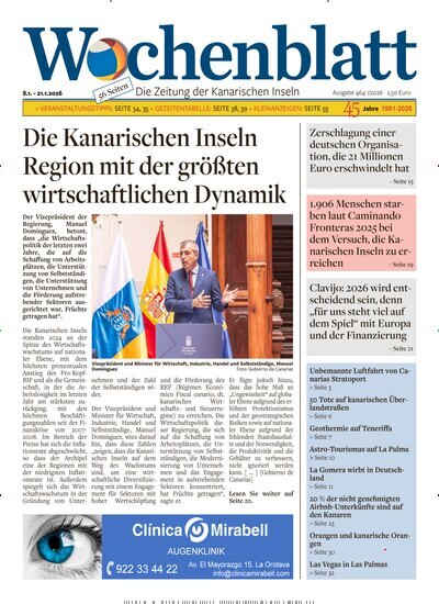 Titelbild der Ausgabe 464/2026 von Wochenblatt. Diese Zeitschrift und viele weitere Wirtschaftsmagazine und Politikmagazine als Abo oder epaper bei United Kiosk online kaufen.