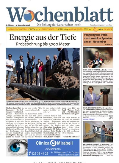 Titelbild der Ausgabe 477/2026 von Wochenblatt. Diese Zeitschrift und viele weitere Wirtschaftsmagazine und Politikmagazine als Abo oder epaper bei United Kiosk online kaufen.