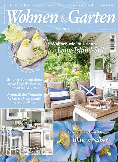 Titelbild der Ausgabe 5/2024 von Wohnen & Garten. Diese Zeitschrift und viele weitere Gartenzeitschriften und Wohnzeitschriften als Abo oder epaper bei United Kiosk online kaufen.
