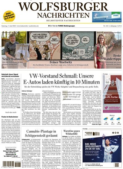 Titelbild der Ausgabe 131/2025 von Wolfsburger Nachrichten Helmstedt. Diese Zeitschrift und viele weitere Zeitungsabos als Abo oder epaper bei United Kiosk online kaufen.