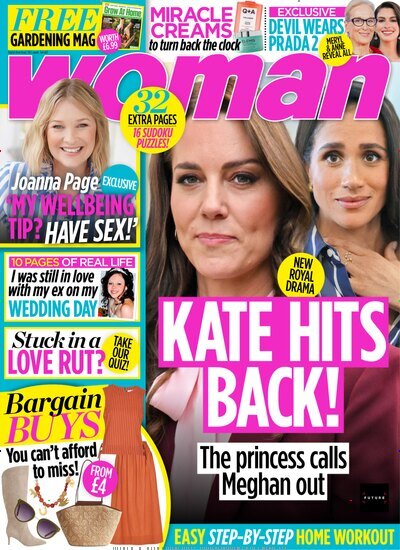 Titelbild der Ausgabe 18/2026 von Woman. Diese Zeitschrift und viele weitere Frauenzeitschriften als Abo oder epaper bei United Kiosk online kaufen.