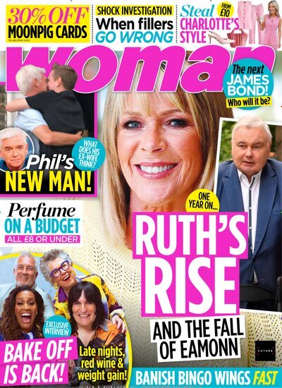 Titelbild der Ausgabe 34/2025 von Woman. Diese Zeitschrift und viele weitere Frauenzeitschriften als Abo oder epaper bei United Kiosk online kaufen.