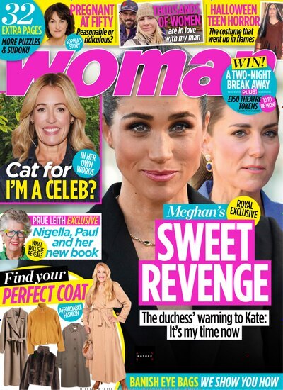 Titelbild der Ausgabe 42/2026 von Woman. Diese Zeitschrift und viele weitere Frauenzeitschriften als Abo oder epaper bei United Kiosk online kaufen.