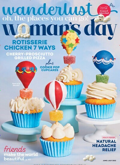 Titelbild der Ausgabe 6/2023 von Womans Day. Diese Zeitschrift und viele weitere Frauenzeitschriften als Abo oder epaper bei United Kiosk online kaufen.