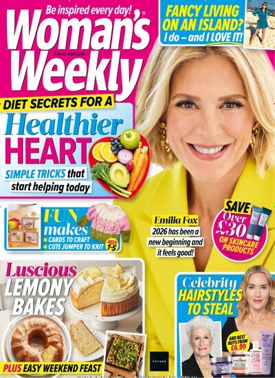 Titelbild der Ausgabe 8/2026 von Womans Weekly. Diese Zeitschrift und viele weitere Frauenzeitschriften als Abo oder epaper bei United Kiosk online kaufen.