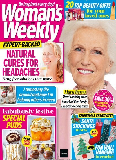Titelbild der Ausgabe 47/2023 von Womans Weekly. Diese Zeitschrift und viele weitere Frauenzeitschriften als Abo oder epaper bei United Kiosk online kaufen.