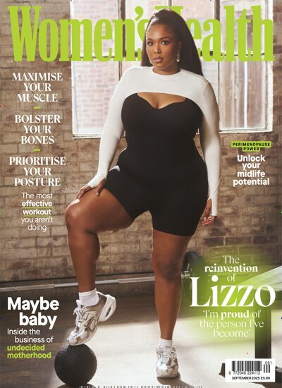 Titelbild der Ausgabe 9/2025 von Womens Health UK. Diese Zeitschrift und viele weitere Frauenzeitschriften als Abo oder epaper bei United Kiosk online kaufen.