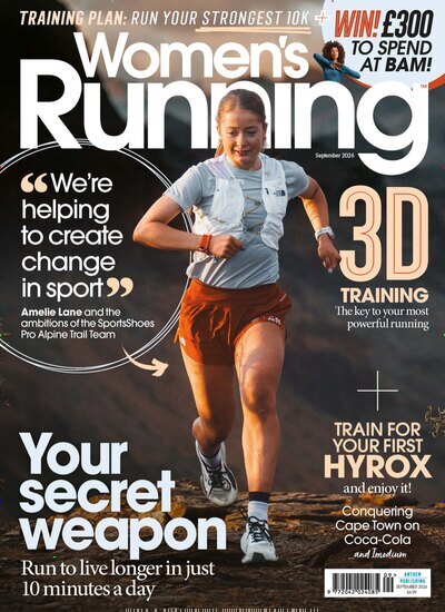 Titelbild der Ausgabe 9/2026 von Womens Running. Diese Zeitschrift und viele weitere Sportmagazine als Abo oder epaper bei United Kiosk online kaufen.