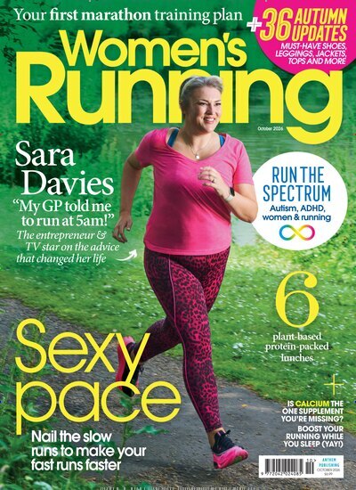 Titelbild der Ausgabe 10/2026 von Womens Running. Diese Zeitschrift und viele weitere Sportmagazine als Abo oder epaper bei United Kiosk online kaufen.